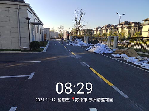 蘇州道路標線冷漆多少錢一平？道路劃線價格多少一米？